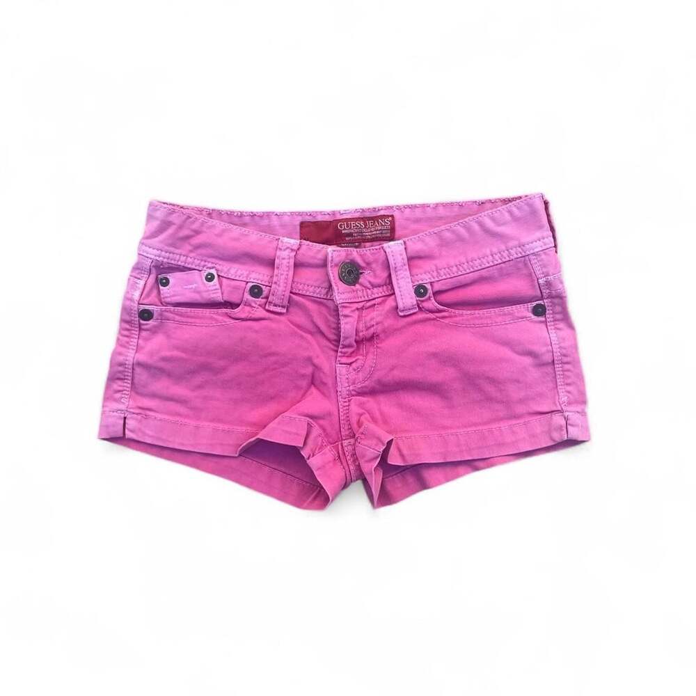 GUESS Hottie Pink Denim Shorts